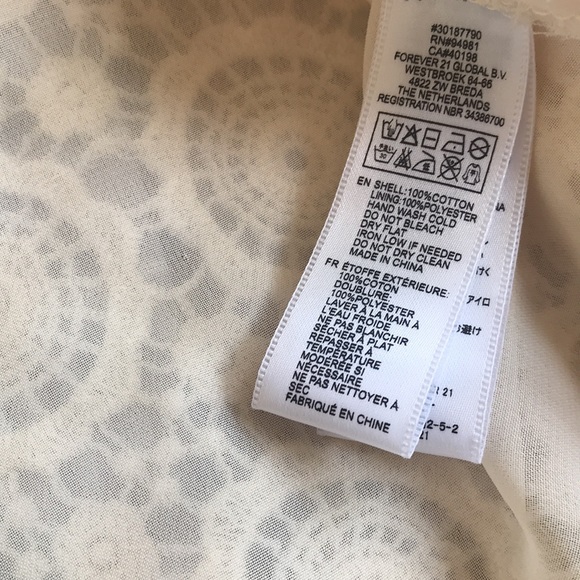 Forever 21 Lace Blouse - Picture 6 of 7